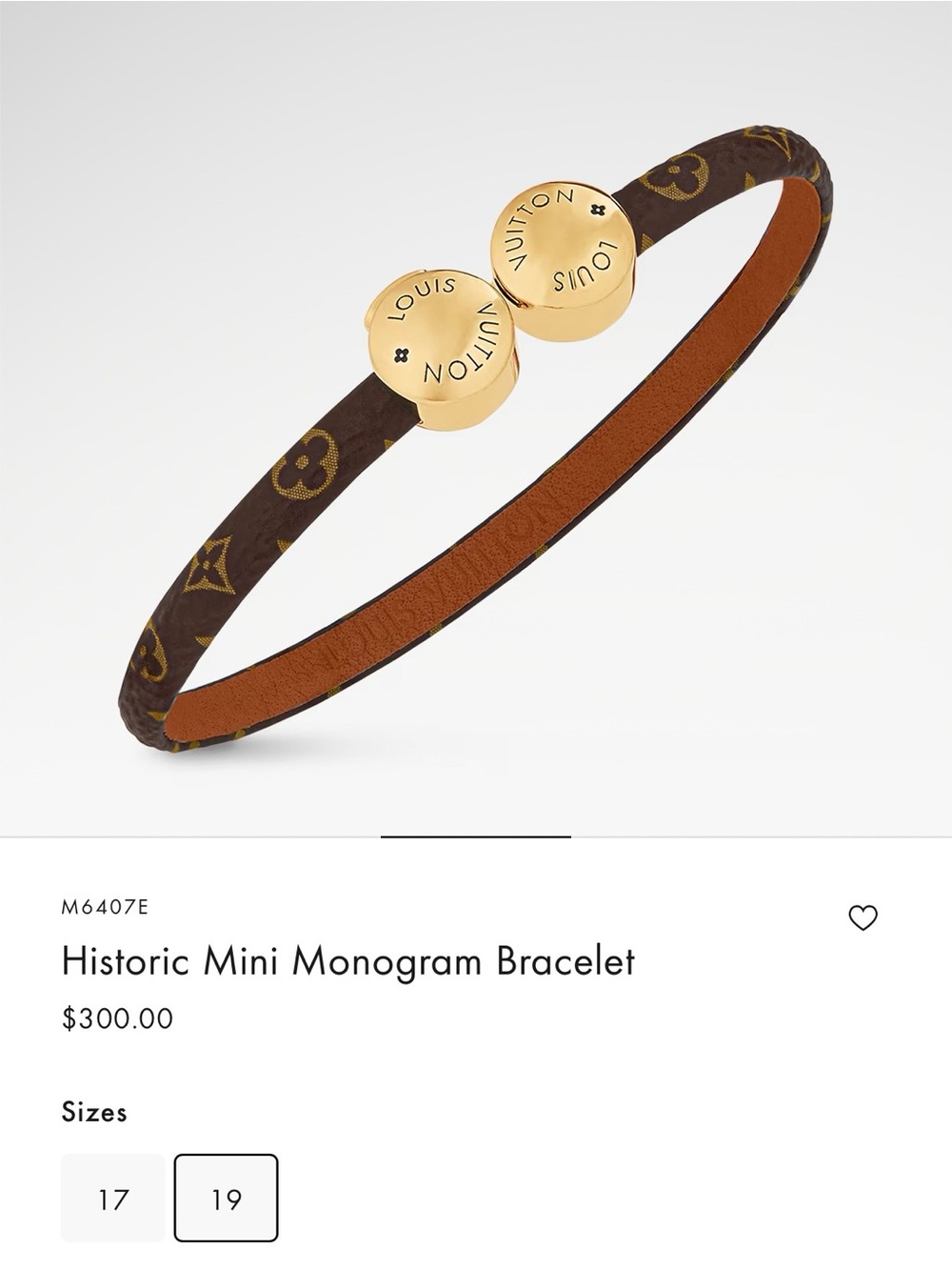 Louis Vuitton Monogram Bracket